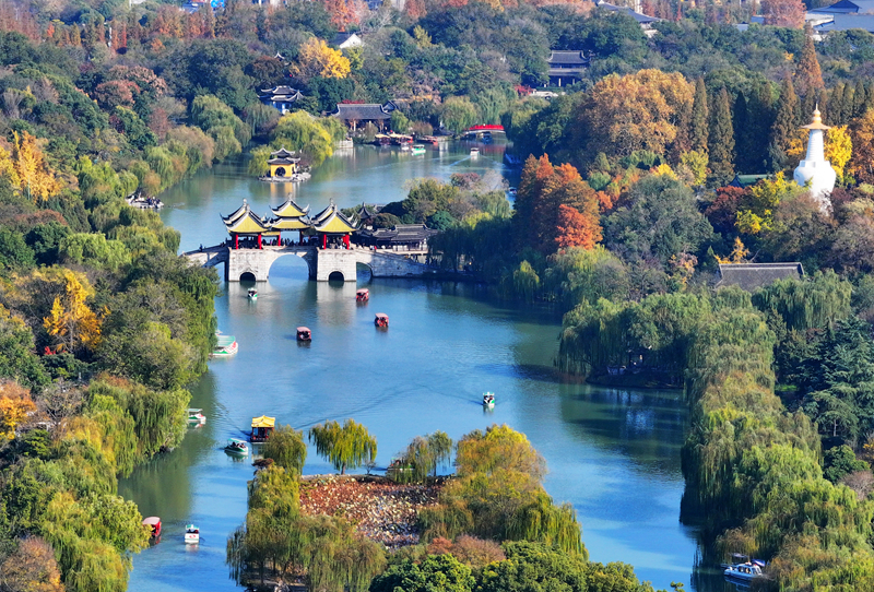 扬州瘦西湖风景如画。扬州市新闻传媒中心供图