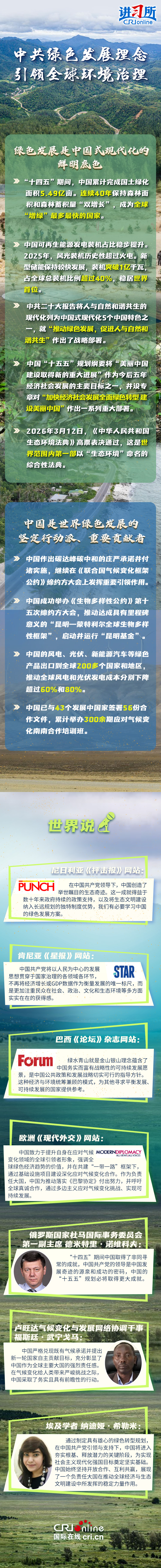 【讲习所】中共绿色发展理念引领全球环境治理 女人与公狍交酡女免费